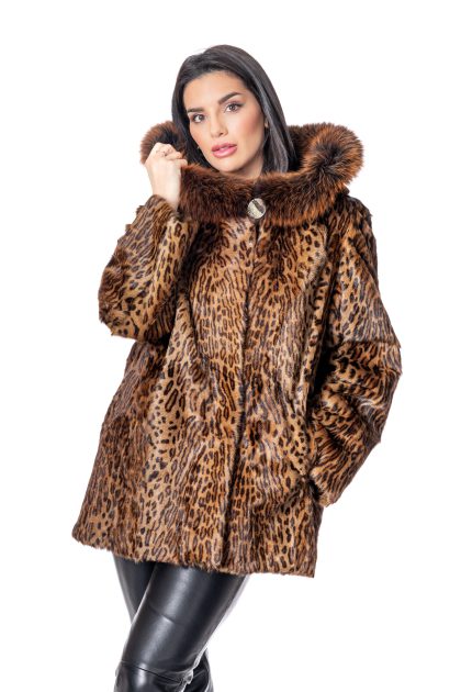 ΓΥΝΑΙΚΕΙΑ ΖΑΚΕΤΑ LEOPAR "ΕΞΑΝΤΛΗΜΕΝΟ"