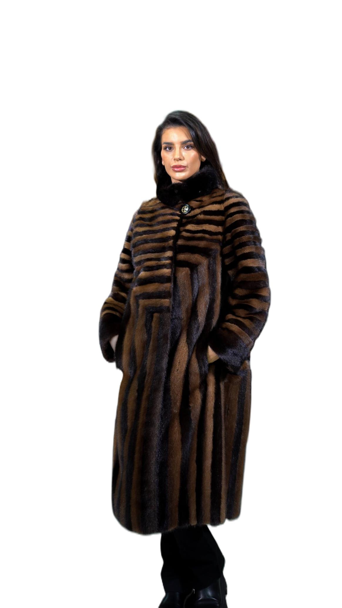 ΓΟΥΝΑ ΒΙΖΟΝ ΠΑΛΤΟ ΔΙΧΡΩΜΟ